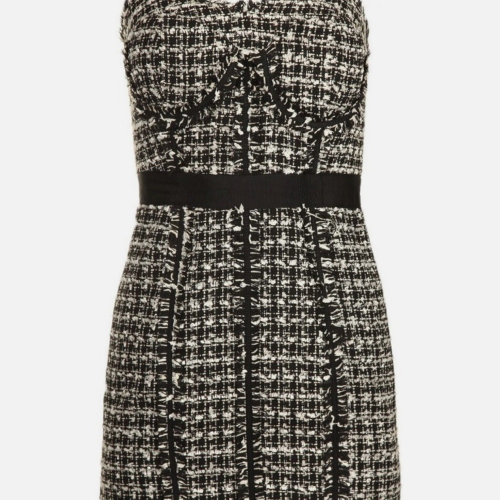⭐️Women's GUESS JEANS Black Nylon Strap Above Knee, Mini 1 Piece Dress - Picture 2 of 6